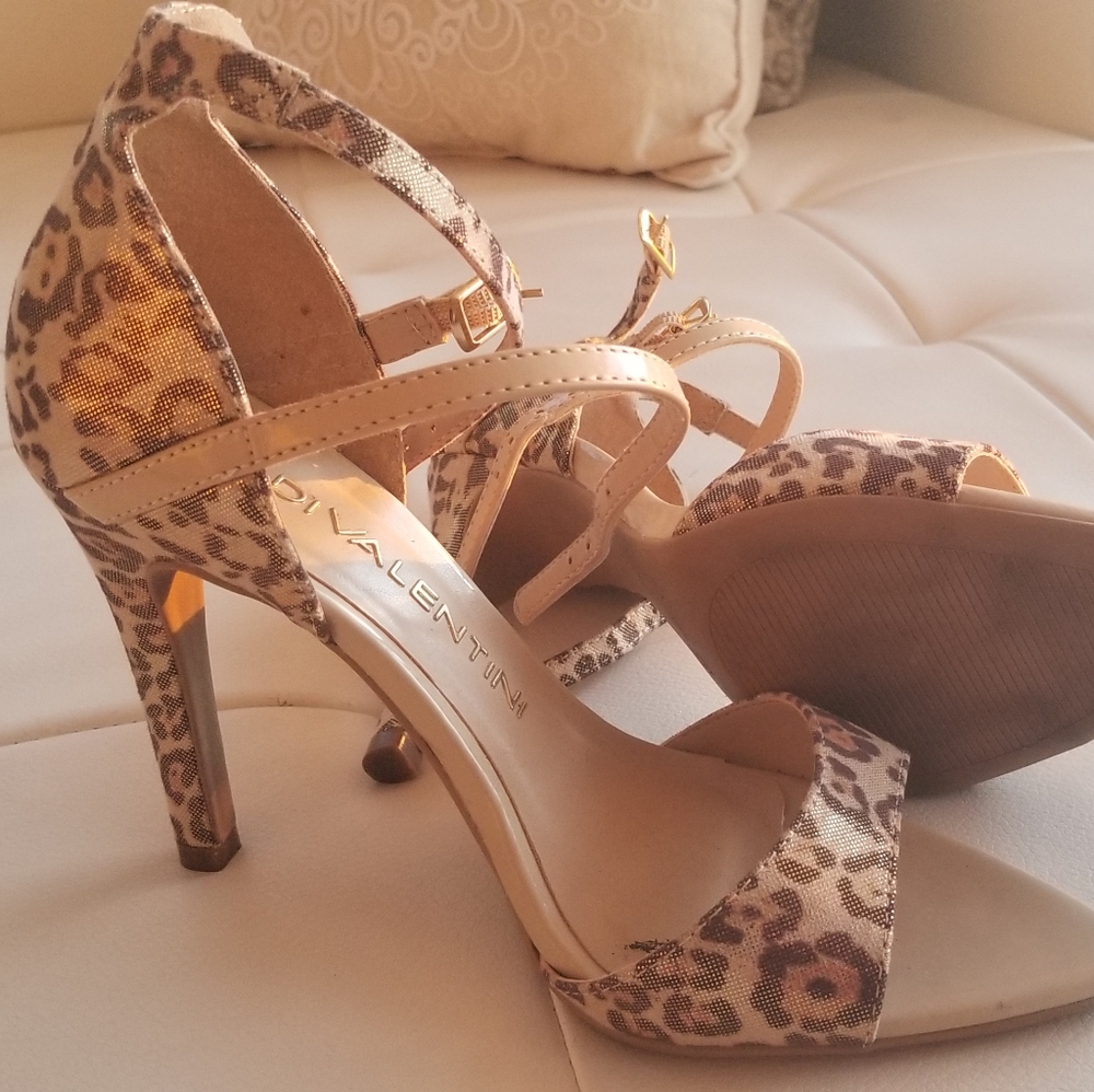 New animal print heels